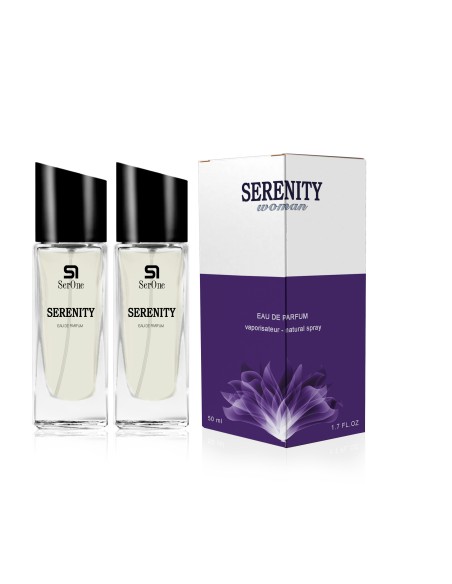 PERFUME DE EQUIVALENCIA PARA MUJER SERENITY WOMAN 2X50 ML