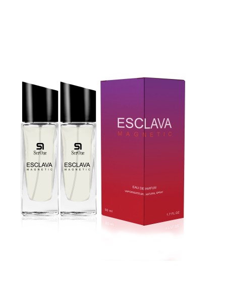 PERFUME DE EQUIVALENCIA PARA MUJER ESCLAVA MAGNETIC 2X50 ML