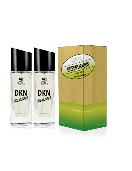 PERFUME DE EQUIVALENCIA PARA MUJER DKN GREENLICIOUS 2X50 ML