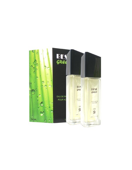 PERFUME DE EQUIVALENCIA PARA HOMBRE BEST GREEN 2X50 ML