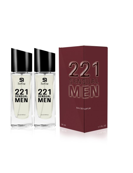 PERFUME DE EQUIVALENCIA PARA HOMBRE 221 SENSUAL MEN 2X50 ML